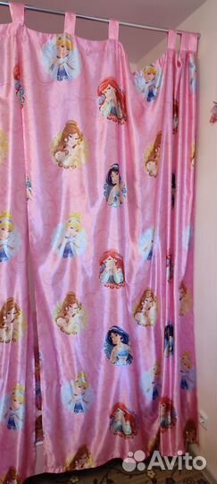 Комплект надкроватных штор 