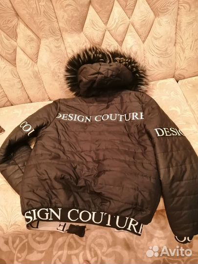 Куртка зимняя женская 42 44 размер чёрная