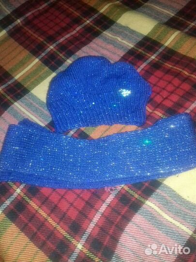 Женский шарф и стильные вязанные береты