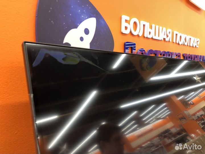 Телевизор tcl 55p745, новый, битая матрица