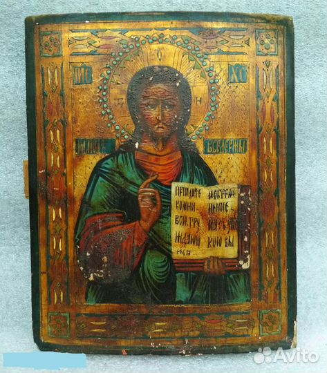 Икона Господь Вседержитель;19 век;без реставраций