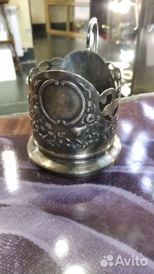 Подстаканник мельхиор Киев