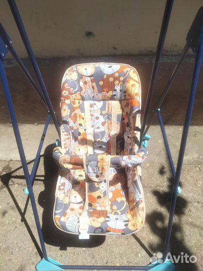 Детские качели шезлонг