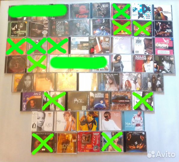 CD диски рэп хип-хоп RnB