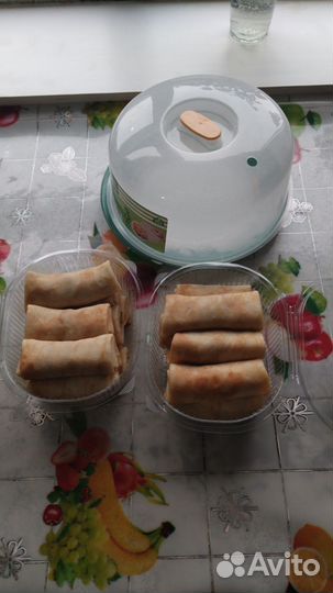 Лапша домашняя блинчики с творогом и мясом
