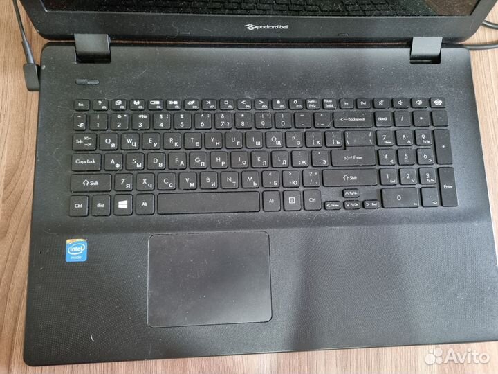 Acer packard bell N2940 4 ядра, 4гига, ссд + hdd