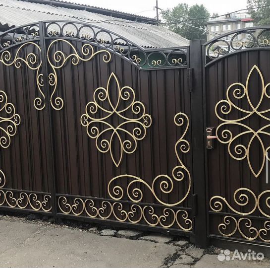 Ворота кованые