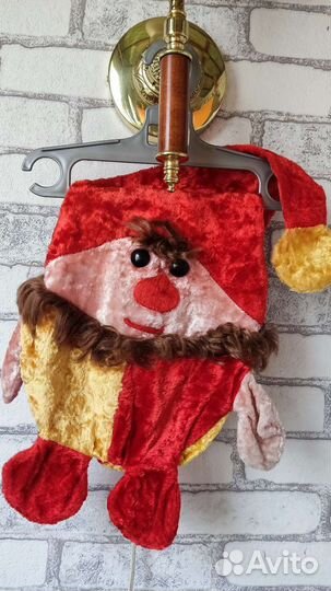 Винтажный гном из плюша