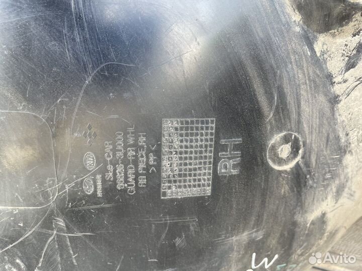 Подкрылок задний правый kia sportage 3