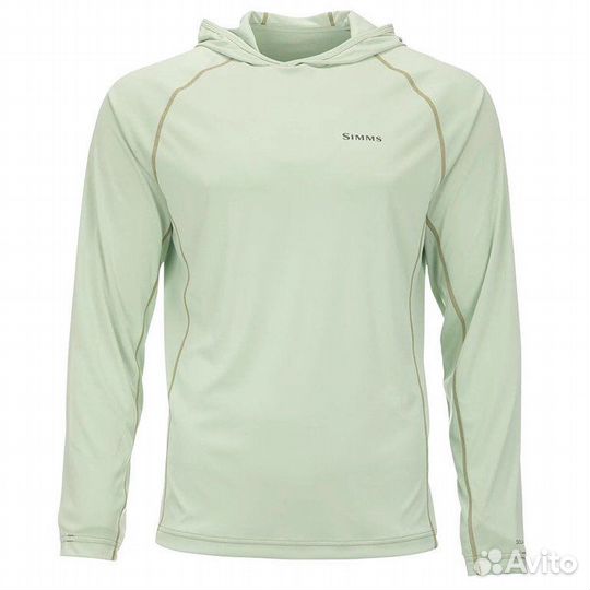 Термофутболка Simms SolarFlex Hoody, Light Green