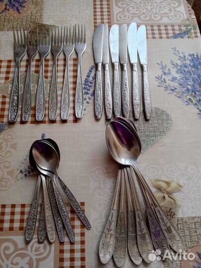 Столовые приборы, нержавейка