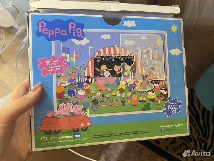 Пазлы Свинка Пеппа