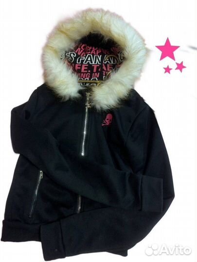 Кофта с мехом y2k