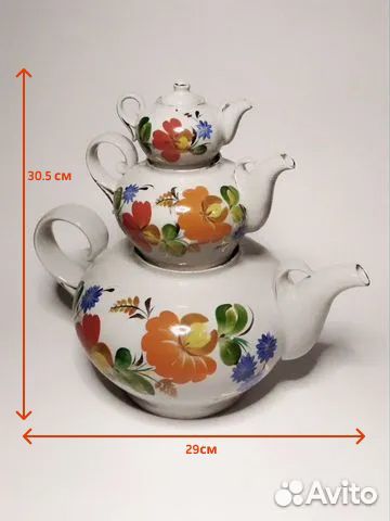 Фарфоровые чайники СССР Винтаж