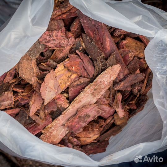 Мульча кора лиственницы