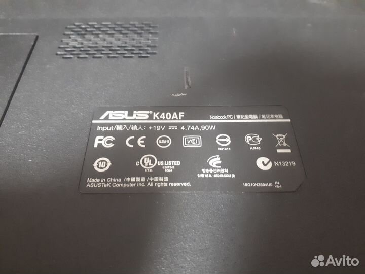 Ноутбук Asus