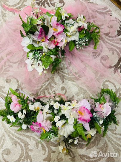 Свадебные украшения на машину аренда