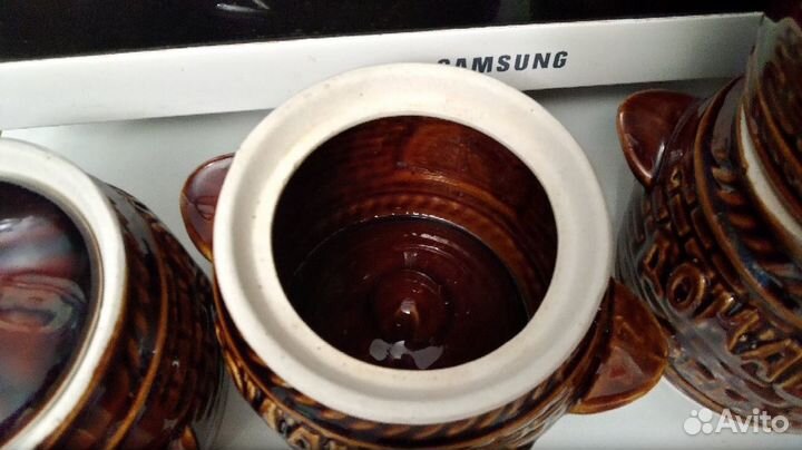 Набор керамических горшков