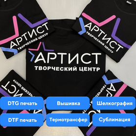 Печать на одежде. DTF, шелкография, сублимация