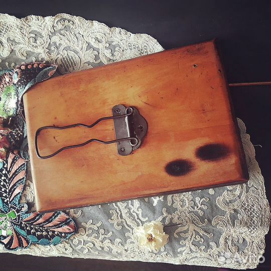 Винтажное зеркало с фацетом