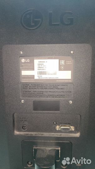 Монитор LG 22 дюйма fullHD