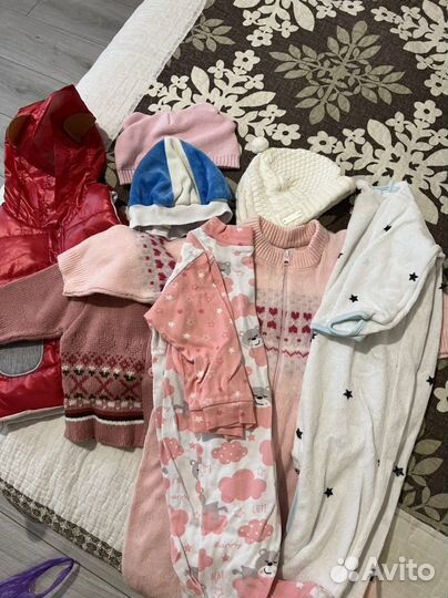 Детские вещи пакетом для девочек 68 74