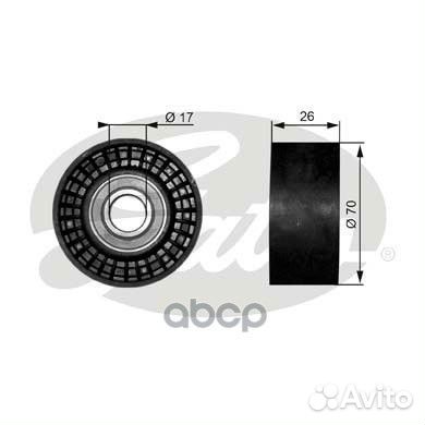 Направляющий ролик привода вспомогательных агре