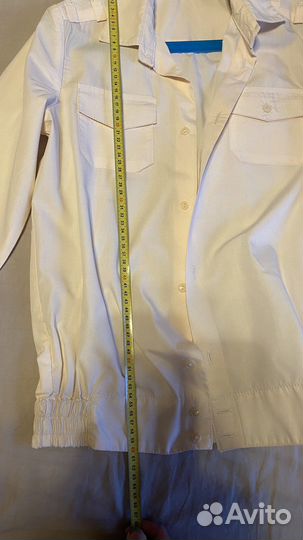 Рубашка кадетская кремовая