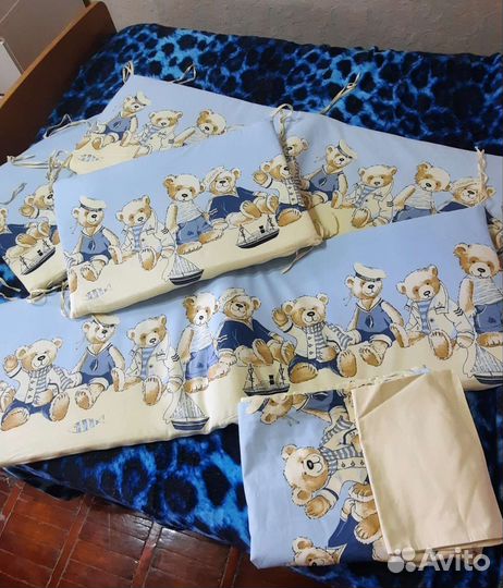 Бортики в кроватку и постельное бельё