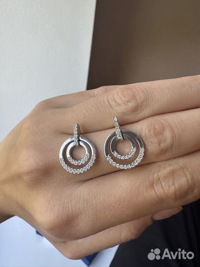 Серьги сваровски swarovski