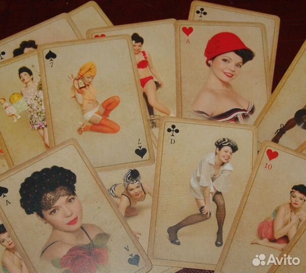 Карты игральные, авторские пин-ап Последняя