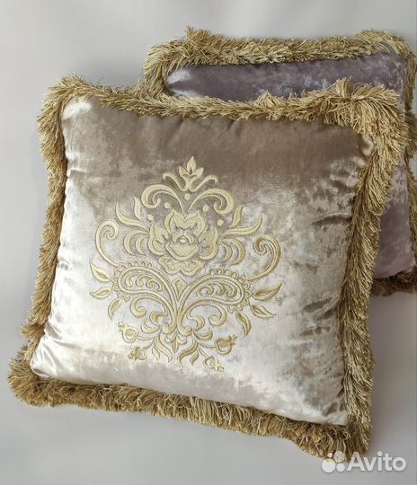 Подушка бархатная интерьерная, Loris Zanca Italy