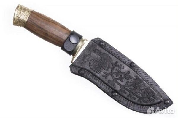 Разделочный нож «Глухарь латунь»