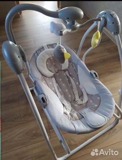Детские электронные качели для новорожденных