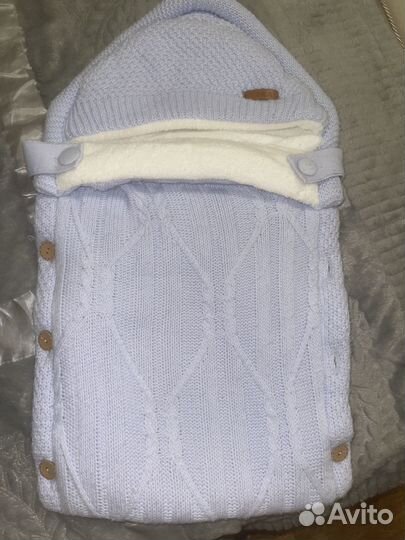 Конверт на выписку для мальчика зимний