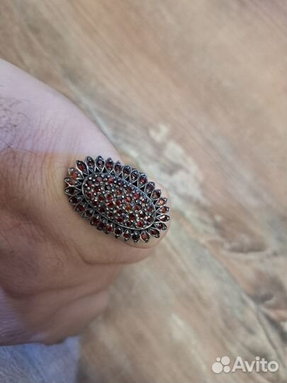 Перстень серебро.размер 18