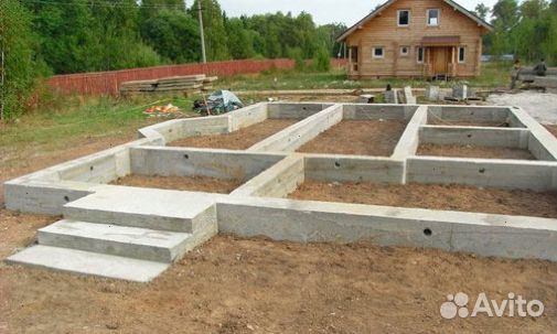 Ленточный фундамент. Строительство под ключ