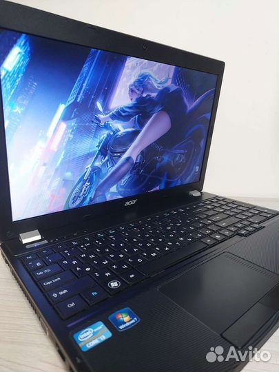 Стильный ноутбук Acer i3 4ядра/3гб/300гб