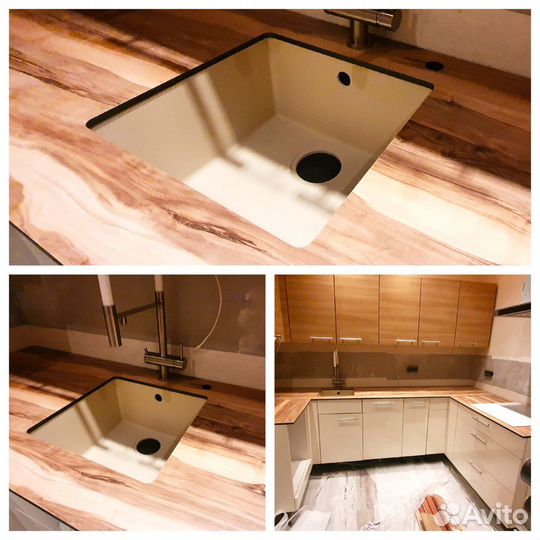 Еврозапил столешницы. Сборка и установка кухни