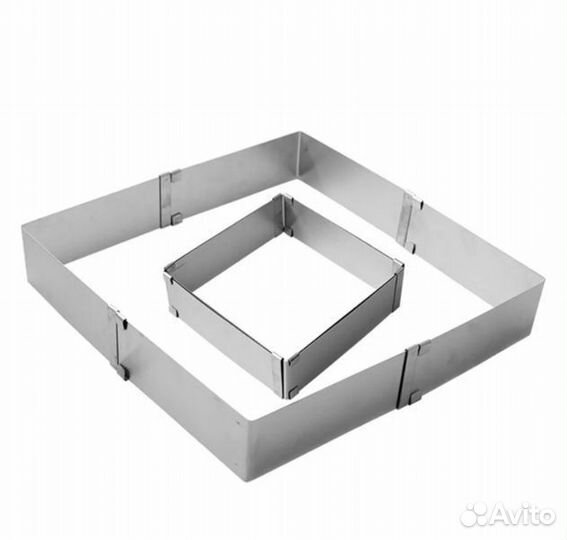 Форма раздвижная для выпечки Квадрат-трансформер 1