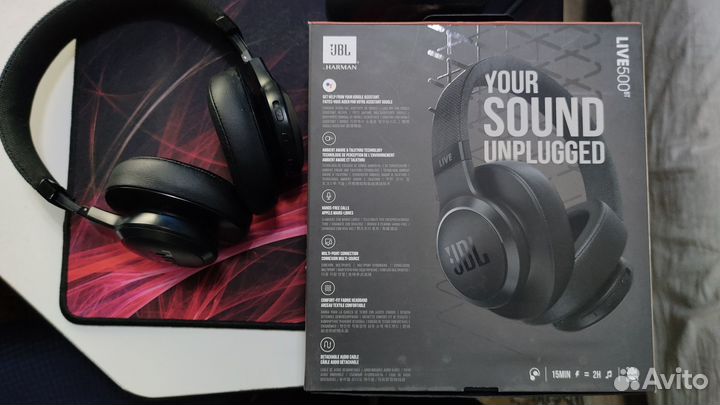 Беспроводные наушники JBL live 500BT