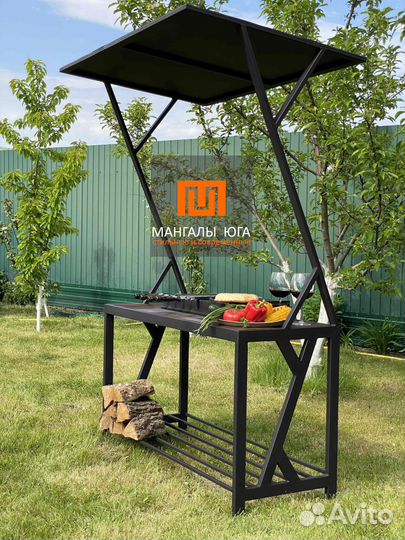 Крутой мангал с крышей, пр-во Воронеж
