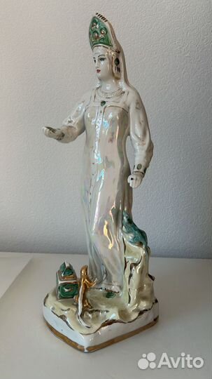 Статуэтка хозяйка медной горы дулево гжель