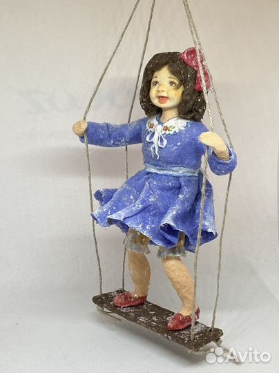 Ватные игрушки на елку