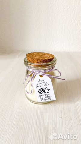 Baby unicorn Ароматическая свеча ручной работы