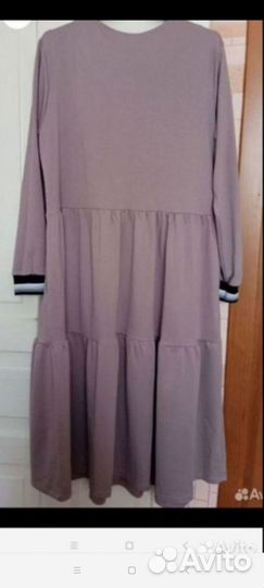 Платье тёплое на 56 размер новое