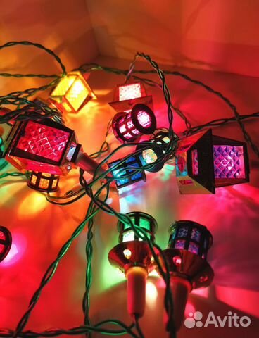 Советская гирлянда «Радуга Фонарики» 6м рабочая