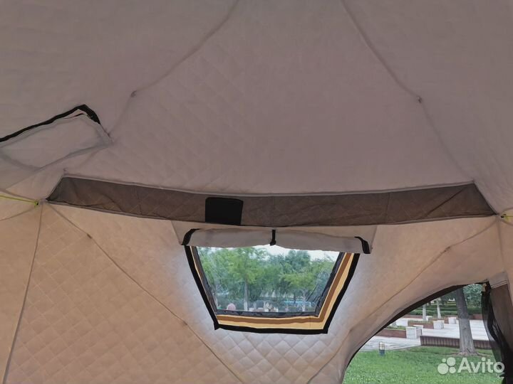 Утеплённая четырёхслойная зимняя палатка 2019