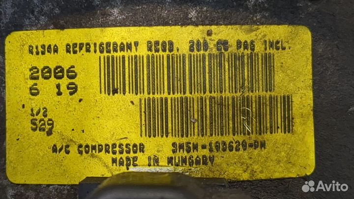 Компрессор кондиционера Ford Focus 2, 2006