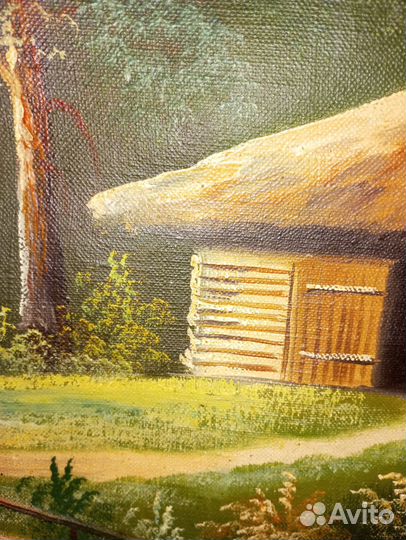 Картина холст масло, 1965-70 г. Худ неизв бронь